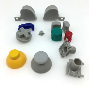 Красочные кнопки ABXYZ + джойстик D-pad Mod Kits для контроллера Nintendo NGC