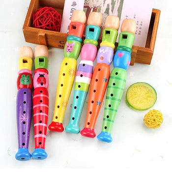 Короткий звук флейты Детский деревянный духовой музыкальный инструмент для детей Обучение ребенка Образовательные музыкальные инструменты Детская музыка
