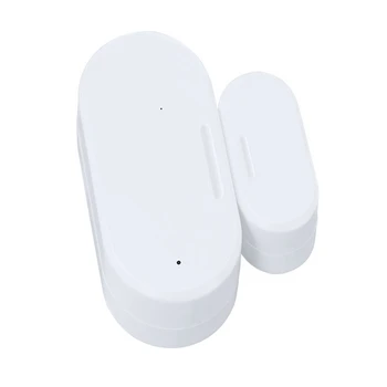 1Set Tuya Smart Zigbee Дверной магнит + датчик освещенности ABS Напоминание Датчик освещения Сигнализация