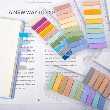 200 листов Morandi Color Sticky Notes Маркеры страниц Наклейки для заметок Симпатичные вкладки индекса Блокнот Офисные школьные принадлежности