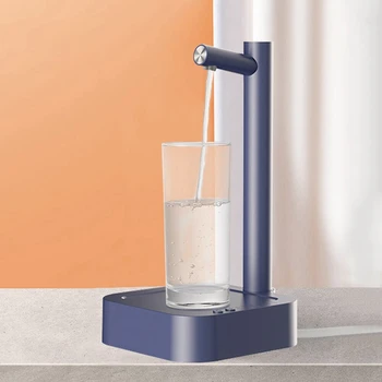 Диспенсер для воды Интеллектуальный 6-уровневый диспенсер для воды для бутылки на 5 галлонов и универсальных бутылок Портативный настольный водяной насос Прочный B