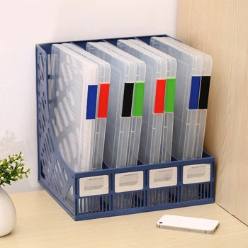  Прозрачная коробка для хранения Прозрачная пластиковая бумага для документов Коробка для заполнения документов A4 File Box