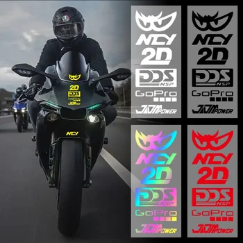 Наклейка на крыло мотоцикла Светоотражающая Berik Gopro NCY Боковая наклейка Шлем Декоративные наклейки