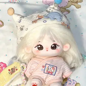 Оригинальная милая милая девочка 20 см плюшевая хлопковая мягкая кукла сменная одежда мягкая плюшевая подушка игрушка косплей кавайный подарок на день рождения
