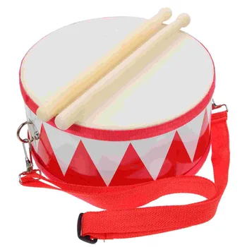 of Перкуссия Игрушечный малый барабан Игрушка для раннего обучения Перкуссия Малый барабан Детская игрушка Двусторонний малый барабан