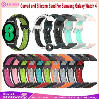 20 22 мм силиконовый ремешок для часов Samsung Galaxy Watch 4 5Pro 42 46 40 мм 42 44 мм Gear S3 Смарт-часы Gt 2 Ремешок Спортивные часы Ремешок