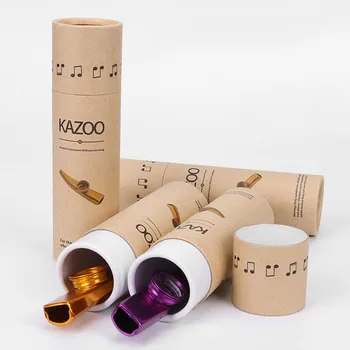  Хранение бумаги Kazoo Коробка Подарки Держатель Инструменты Детали Рот Выдувание Музыкальные Подарки Портативные 15,5 * 4,35 * 4,35 см 1 шт.