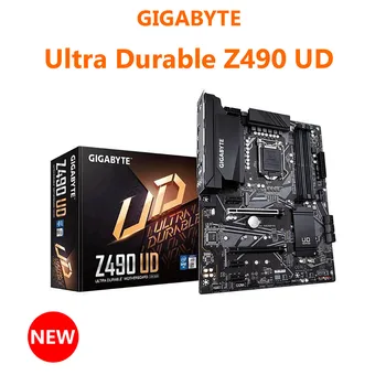 Gigabyte Ultra Durable Z490 UD LGA-1200 Comet Lake DDR4 ATX Intel Z490 Настольная материнская плата RGB для игр Двухканальный