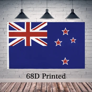 90X150 см Новая Зеландия Аотеароа Флаг Полиэстер Печатное Украшение Баннер Гобелен FLAGLAND