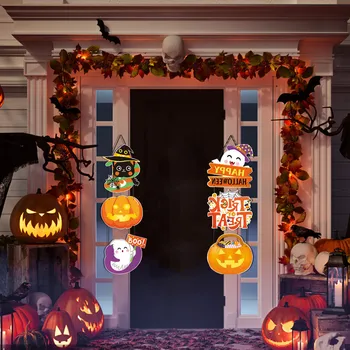 Украшение вечеринки на Хэллоуин P Umpkin B У Двери Подвесной Украшение Атмосферы Кулон Кулон Декор для дома Украшение дома