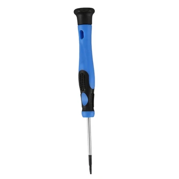 2X Синий черный Противоскользящая ручка Магнитный наконечник T6 Безопасность Torx Отвертка Torx