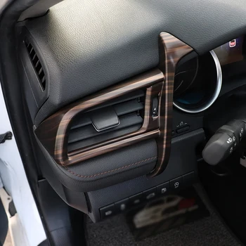 QHCP Украшение рамы левого воздуховыпускного отверстия 1 шт. ABS Отделка приборной панели Защитная устойчивая к царапинам для Toyota Camry 18-21 Автомобильные аксессуары