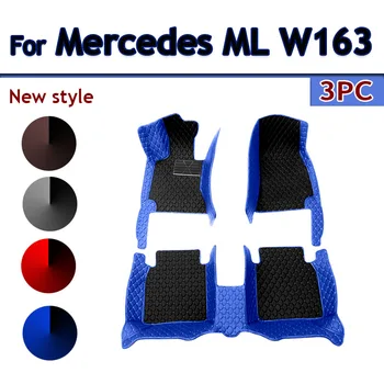 Автомобильные коврики для Mercedes ML W163 1998-2005 Дропшиппинг Центр Аксессуары для интерьера 100% Fit Кожаные ковры Коврики Подножки для ног