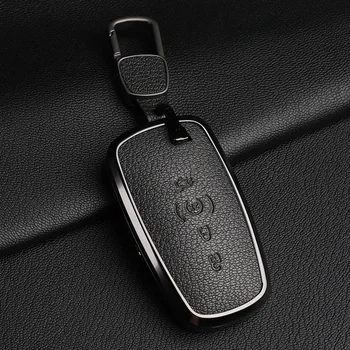  Автомобильная умная сумка для дистанционного ключа из алюминиевого сплава для Ford Mustang F150 F250 F350 2016 2017 2018- 2021 Аксессуар для автомобильного чехла для ключей