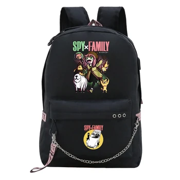 Аниме Шпион X Семейная школьная сумка Детская сумка для книг Anya Kawaii Рюкзак Симпатичные школьные сумки для девочек Lovely Bagpack 2023 Mochila Escolar