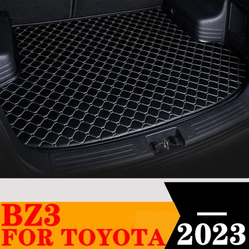 Коврик багажника автомобиля для Toyota BZ3 2023 Задний грузовой вкладыш Хвост багажника Лоток для багажа Защитная прокладка Коврик Аксессуары для салона автомобиля Запчасти