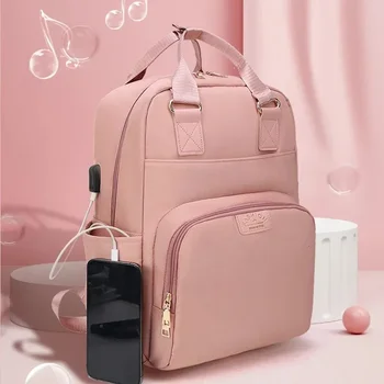 Многофункциональный рюкзак Сумка для мамы Простая и модная сумка для матери и ребенка с USB-зарядкой Сумка для матери большой емкости