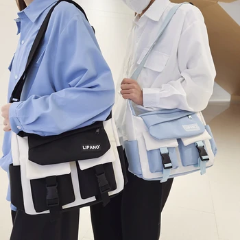 Сумка через плечо Женский модный бренд высокой емкости 2023 Новая сумка через плечо INS Японская сумка для отдыха Универсальная сумка через плечо