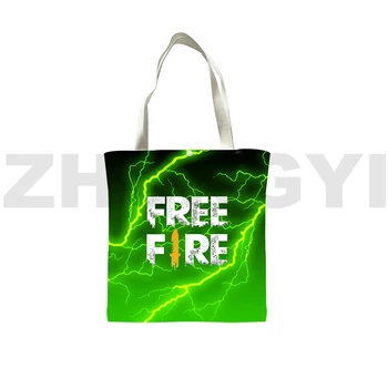 Casual Free Fire 3D Сумка через плечо Клатч Кошелек Забавная игра Free Fire Garena Сумка Дорожные сумки для женщин Большая холщовая сумка