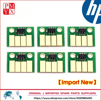 6PCS X Для HP 72 Перезаправляемые чипы Чернильный картридж серии T610 T620 T795
