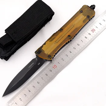 JUFULE 2023 Mark Magnacut Blade Янтарный Ultem Алюминиевая ручка Combat TD Survival EDC Рыбалка Кемпинг Инструмент Кухонный Универсальный нож
