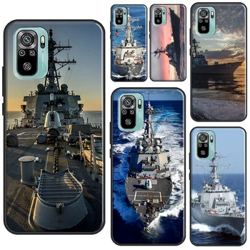 Чехол для военного корабля ВМС для Xiaomi Redmi Note 11 Pro Note 10 9 8 Pro 11S 9S 10S Чехол для Redmi 10 9 9A 9C 9T