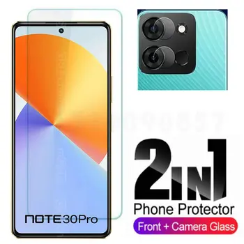 2.5D 9H Защитная пленка из закаленного стекла для Infinix Note 30 Pro с мягкой пленкой для объектива камеры для Infinix Note 30 Pro 5G