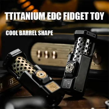 EDC Антистрессовая титановая двухтактная трубка Cyberpunk Pressure Relief Fidget Toys Отвертка Ручка Мужская подарочная коллекция