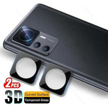 2PCS Задняя крышка объектива Xiomi 12T Pro 5G Задняя 3D камера Стекло для Xiaomi Mi 12 T Pro Mi12tpro Xiaomi12tpro 5G 22081212UG 6.67
