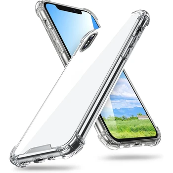 Для iphone x xs max plus силиконовый мягкий ТПУ Симпатичная задняя прозрачная чехол для телефона