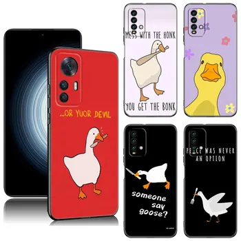 Duck Goose Game Чехол для телефона Xiaomi Redmi Note 5 6 7 K40 K60 Pro 7A 8A 9A 9C 9i 9T 10A 10C 12C A1 A2 Plus 4G Черная крышка