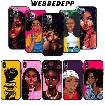 Equality African Black Girl Мягкий Силиконовый Чехол Для iPhone 13 12 11 X XS XR XR Pro Max Mini 8 7 6 6s Plus 5s 5s 5 SE
