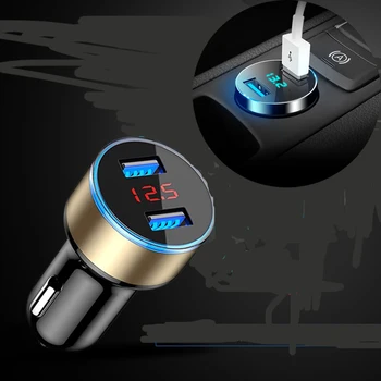 3.1A Автомобильное зарядное устройство с двойным USB для Kia Rio 3 4 K2 K3 K5 K4 Cerato, Soul, Forte, Sportage R, SORENTO, Mohave, OPTIMA