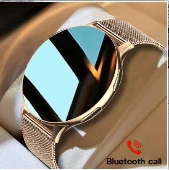Для Xiaomi Модные смарт-часы Круглые смарт-часы Bluetooth Звонки Часы Мужчины Женщины Фитнес Браслет Пользовательский Циферблат + Подарочная коробка