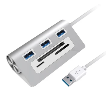 1 шт. USB-концентратор Считыватель карт Multi USB Splitter USB Card Reader для ноутбука ПК с Windows