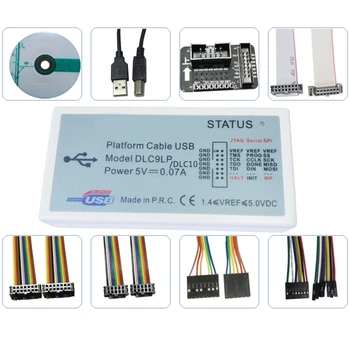 DLC9LP Мини-платформенный кабель USB Поддержка всех устройств Xilinx с кабелем-адаптером Jtag