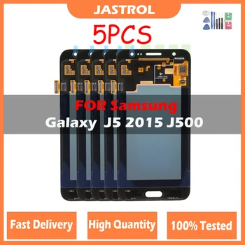 5 шт./лот Super Amoled ЖК-дисплей для Samsung Galaxy J5 2015 J500 J500FN J500M J500H ЖК-дисплей сенсорный экран дигитайзер в сборе