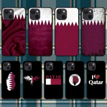Чехол для телефона с флагом Катара для iPhone 11 12 Mini 13 14 Pro XS Max X 8 7 6s Plus 5 SE XR Shell