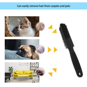  Ручной инструмент для удаления волос домашних животных Силиконовый инструмент для удаления ворса и мусора идеально подходит для удаления шерсти домашних животных с ковров и мебели