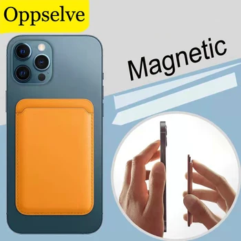 Прозрачный Mgnetic Case,Магнитный Кожаный Держатель Карты Чехол Сумка Для iPhone 14 13 12 Mini 11 Pro Max X XS Max XR Прозрачный мешочек Coque