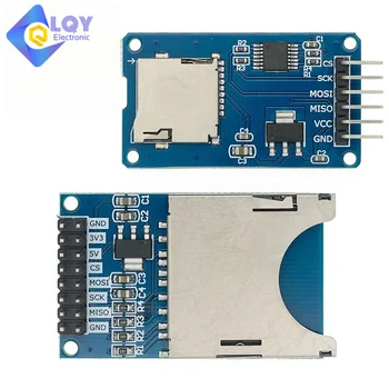 LQY Micro SD Плата расширения памяти Micro SD TF Карта памяти Модуль защиты памяти SPI для продвижения Arduino