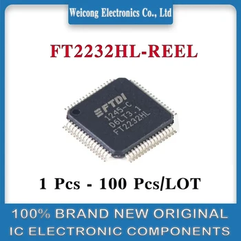 Новый FT2232HL-REEL FT2232HL FT2232 FT IC USB HS DUAL UART/FIFO 64-LQFP