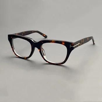 TF Очки Ретро ацетат Оправа для очков Мужская и женская мода Ford Оптические очки оправа Люксовый бренд близорукость по рецепту gla