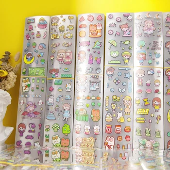 20 листов случайные водонепроницаемые наклейки для детей 1000+ ярких детских наклеек для мальчиков и девочек учителя награда ремесло альбом для вырезок подарок