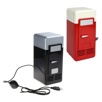 Мини Автомобильный холодильник USB Многофункциональный автомобильный холодильник для домашних путешествий Двойного назначения
