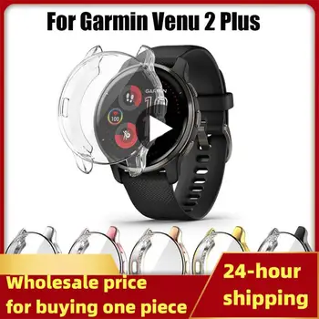 Металлический браслет для Garmin Venu 2 Plus Venu 2 2S Ремешок из нержавеющей стали Garmin Vivoactive 4 4s Защитный чехол с полным покрытием