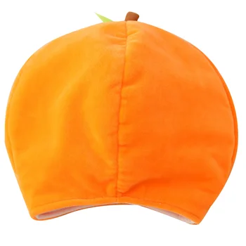 Оранжевый Головные уборы Шляпы Плюшевый Малыш Мода Вечеринка Головной убор Креативная кепка Дизайн Одежда Теплая