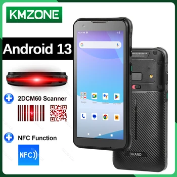 4G64G Android 13 Портативный прочный терминал КПК 2D Сканер Считыватель штрих-кода NFC 4G GPS Склад Отгрузка Скан Сборщик с ручкой