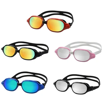 Очки для плавания Очки для плавания Защита от запотевания Защита от ультрафиолета Отсутствие утечки Четкое зрение для мужчин Женщины с заменой переносицы