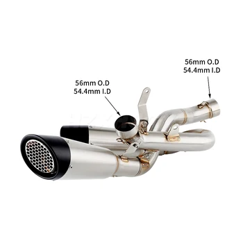 Для Ducati Silenciador de Escape para motocicleta, tubo de enlace deslizante para Ducati StreetFighter V4 2020 - 2023 Street Fi